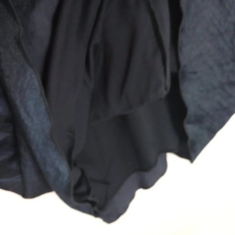 Adrianna Papell Midnight Navy Blue Tiered Ruffle Cocktail Dress - Picture 10 of 11